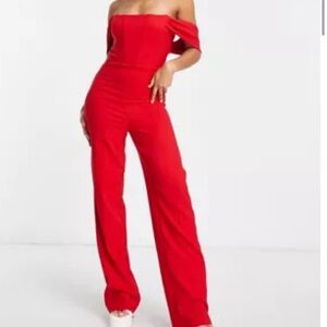 Red jumpsuit
